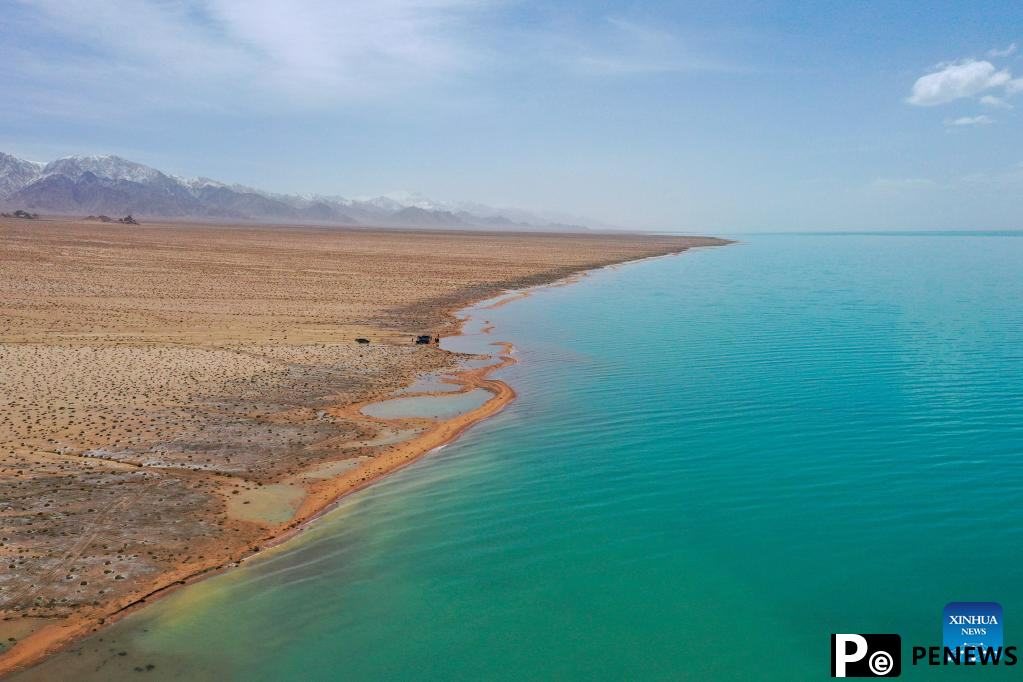 Scenery of Ayakum Lake in NW China