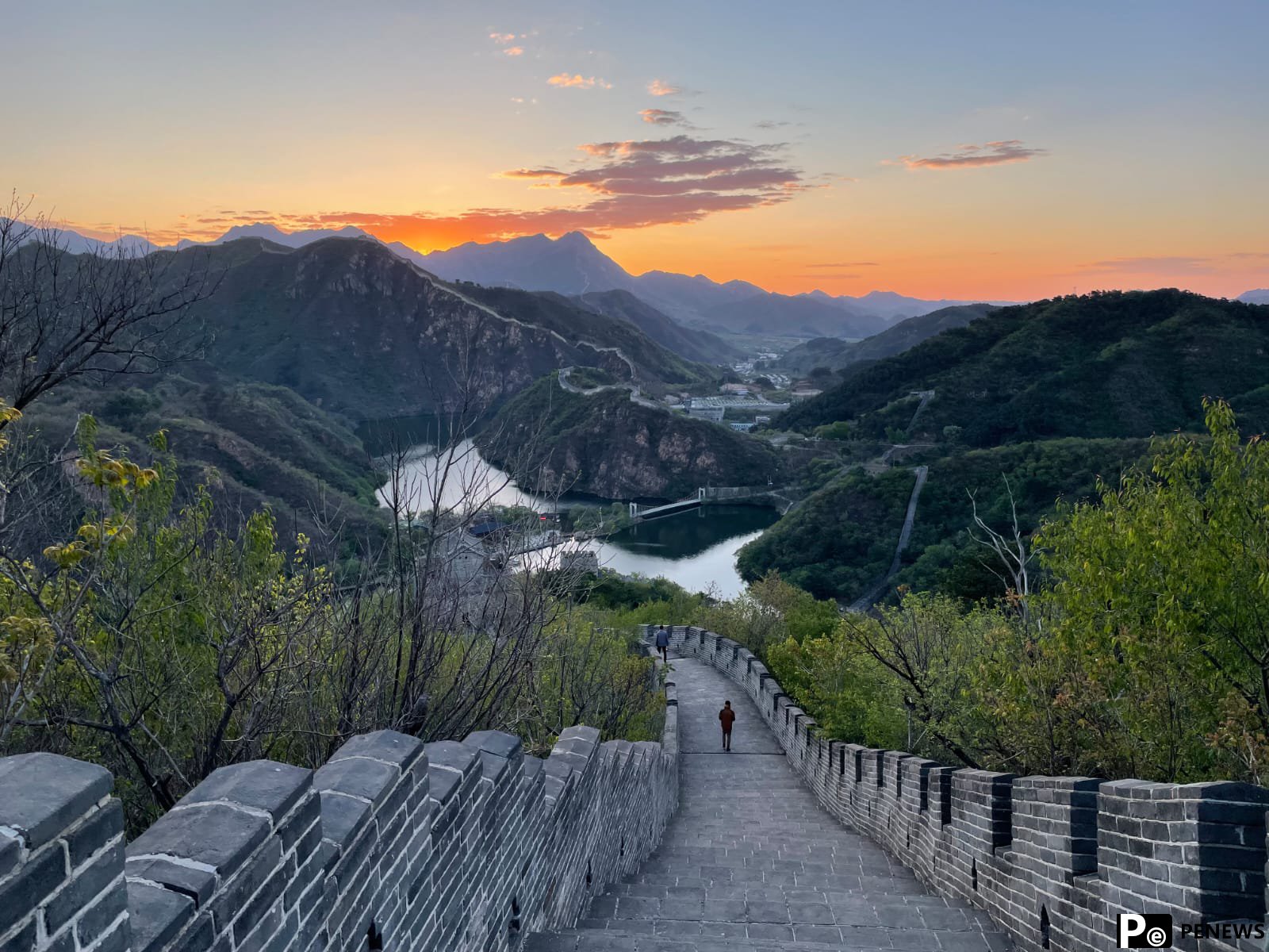 Camping on the Great Wall of China