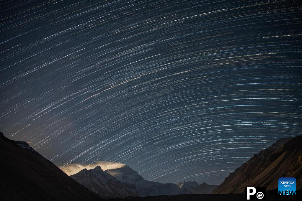 Scenery of Mount Qomolangma in SW China