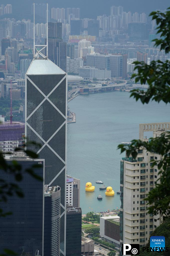 Hong Kong welcomes back its favorite giant rubber ducks after 10 years