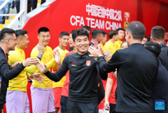 Int'l football friendly match: China vs. Myanmar