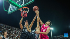 Village basketball competition kicks off in SW China's Guizhou