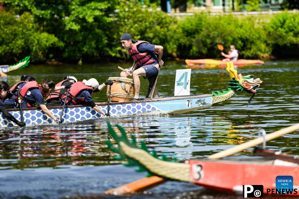 Teams compete at Boston Hong Kong Dragon Boat Festival