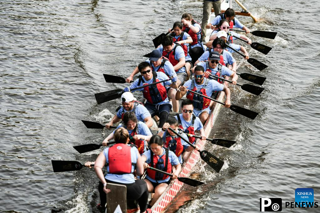 Teams compete at Boston Hong Kong Dragon Boat Festival
