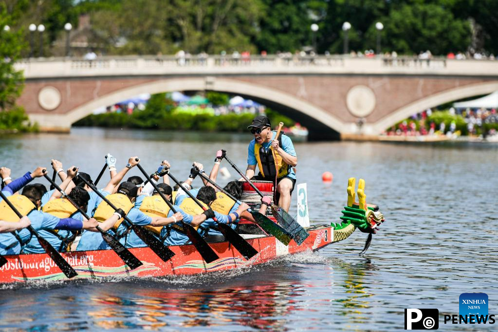 Teams compete at Boston Hong Kong Dragon Boat Festival