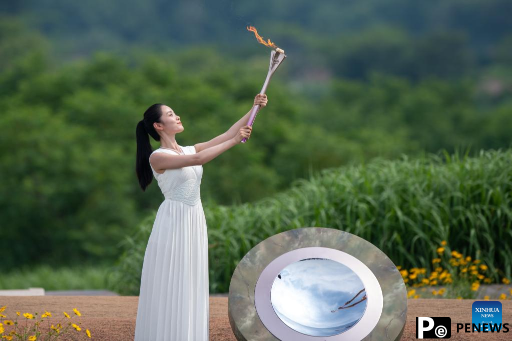 Flame for Hangzhou 2022 Asian Games lit in Liangzhu culture site