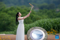 Flame for Hangzhou 2022 Asian Games lit in Liangzhu culture site