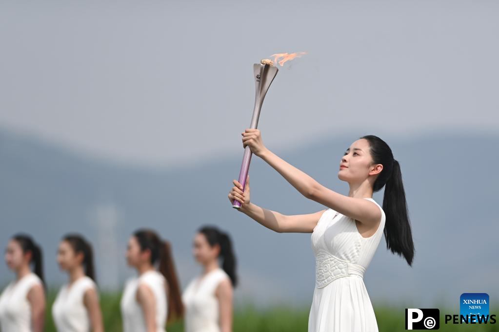 Flame for Hangzhou 2022 Asian Games lit in Liangzhu culture site