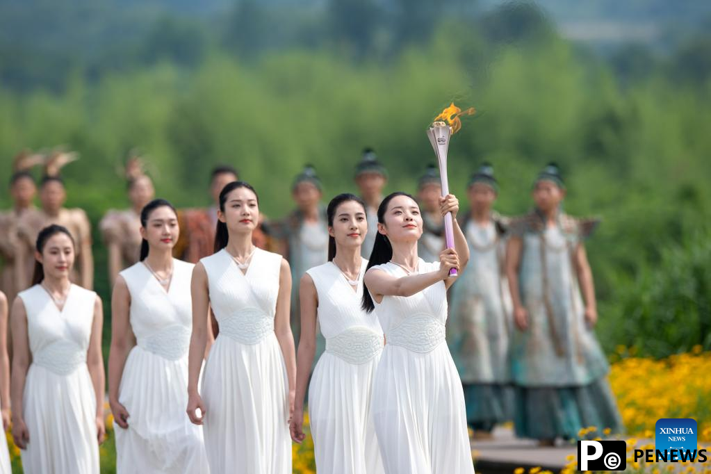 Flame for Hangzhou 2022 Asian Games lit in Liangzhu culture site