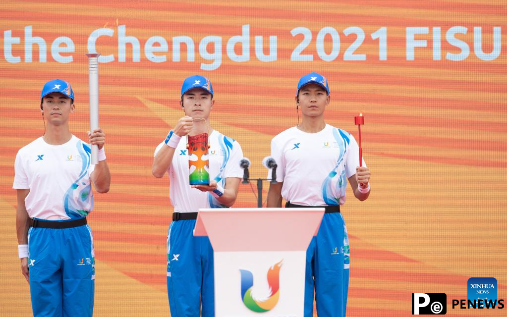 Chengdu Universiade torch relay held in Harbin