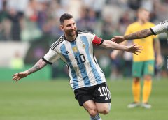 Messi scores as Argentina beat Australia at Beijing Workers' Stadium