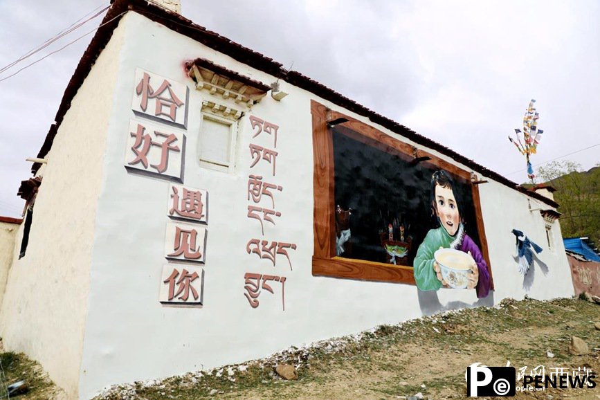 3D paintings add beauty to village in SW China