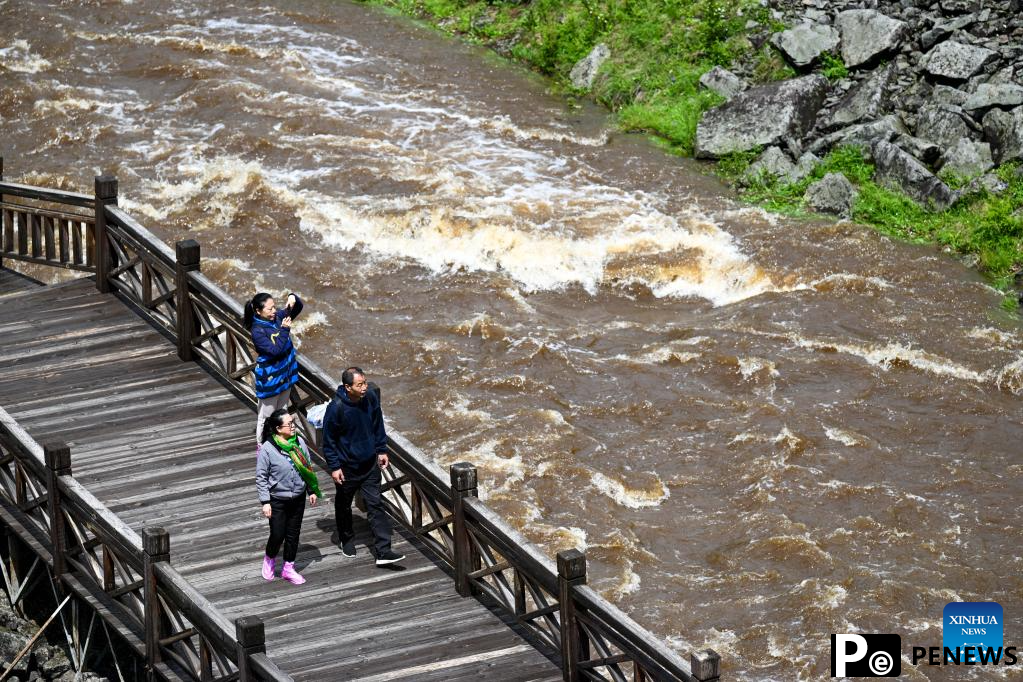 Scenery of Arxan National Forest Park in north China