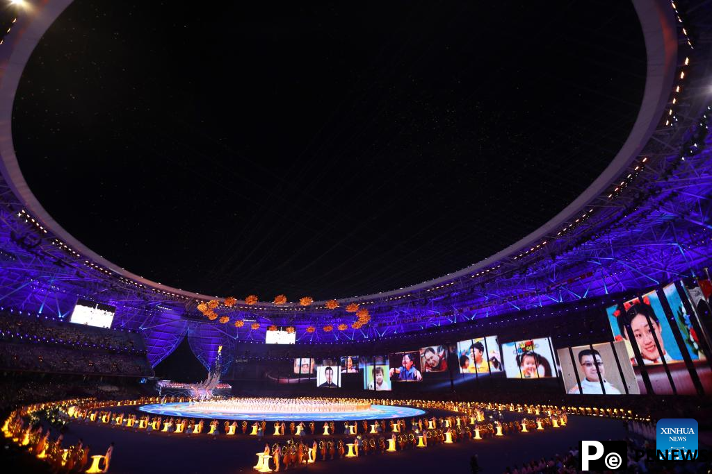 Artists perform during opening ceremony of 4th Asian Para Games in Hangzhou