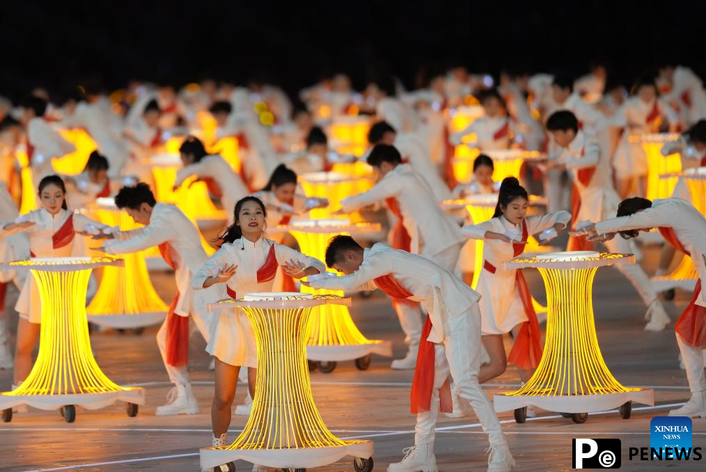 Artists perform during opening ceremony of 4th Asian Para Games in Hangzhou