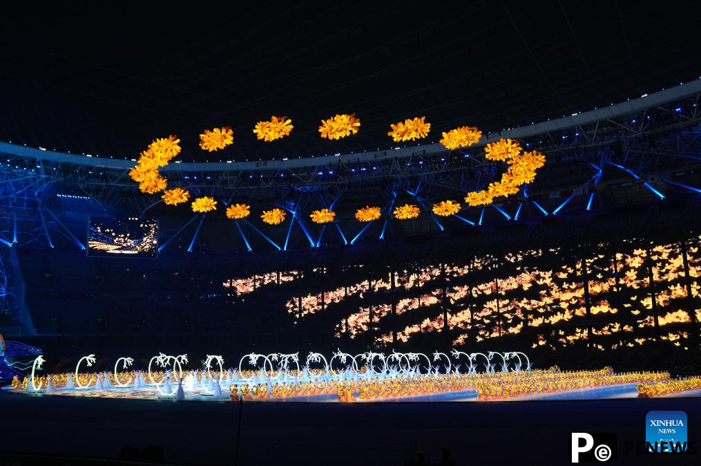 Artists perform during opening ceremony of 4th Asian Para Games in Hangzhou