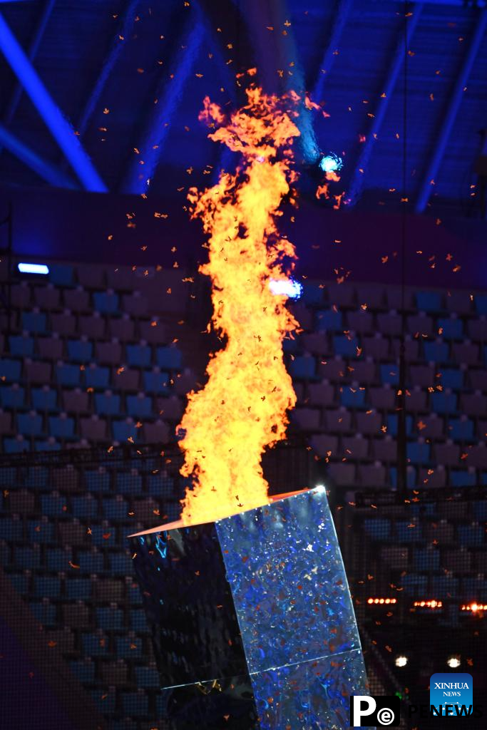 Cauldron lit at opening ceremony of 4th Asian Para Games in Hangzhou
