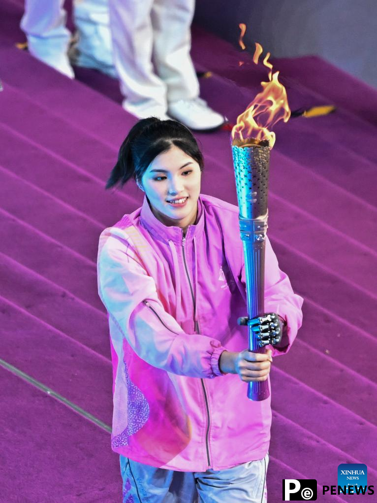 Cauldron lit at opening ceremony of 4th Asian Para Games in Hangzhou