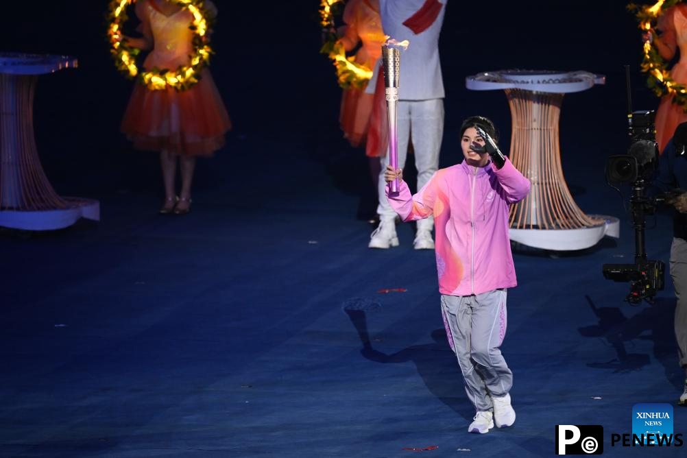 Cauldron lit at opening ceremony of 4th Asian Para Games in Hangzhou