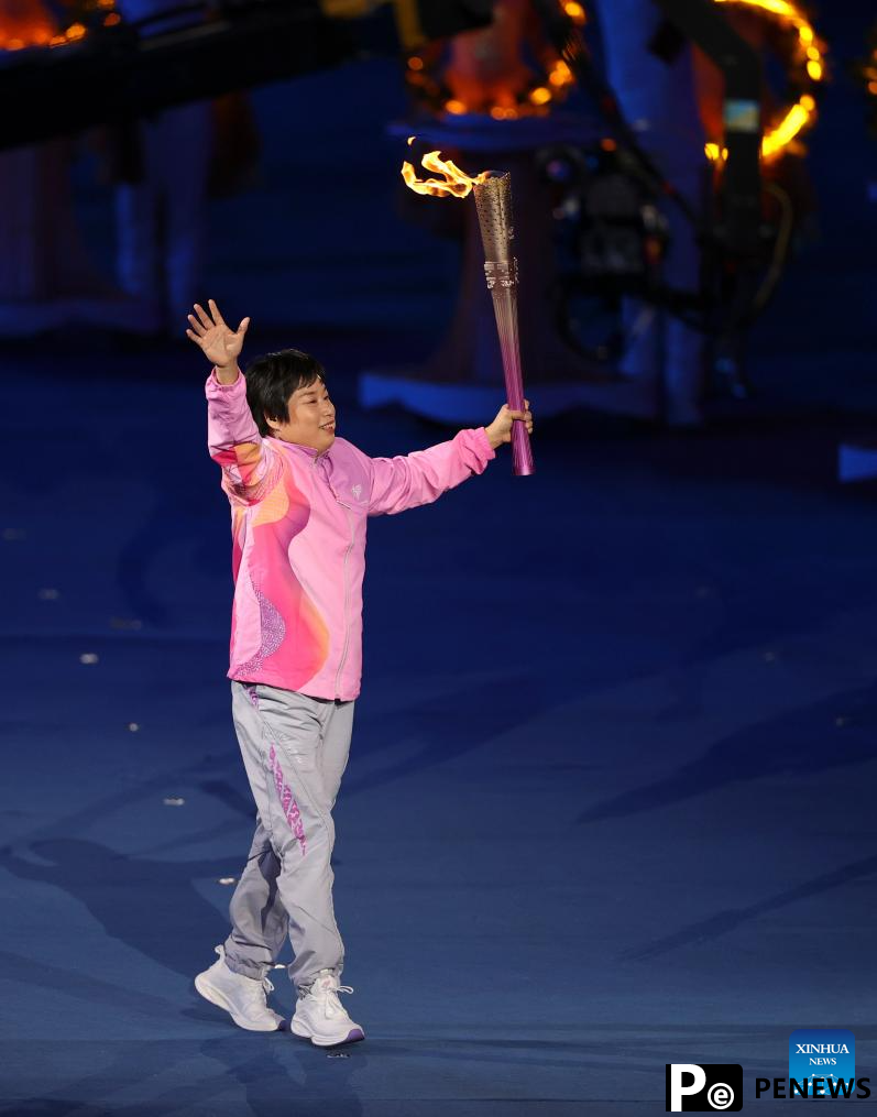 Cauldron lit at opening ceremony of 4th Asian Para Games in Hangzhou