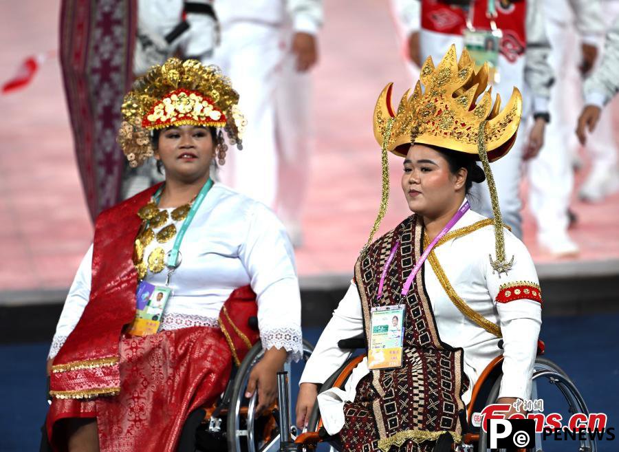 Opening of 4th Asian Para Games held in Hangzhou