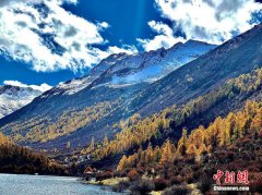 Fairyland scenery at Majiagou valley in Sichuan