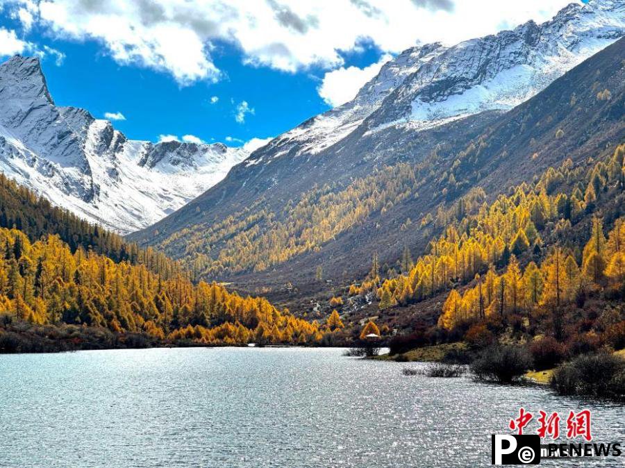 Fairyland scenery at Majiagou valley in Sichuan