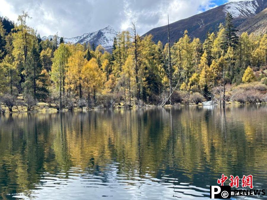 Fairyland scenery at Majiagou valley in Sichuan