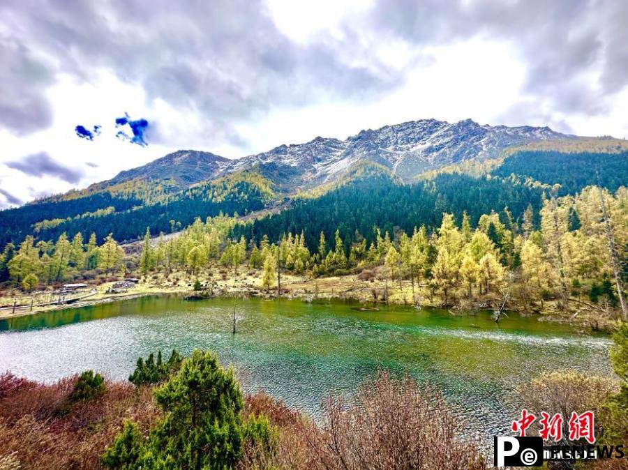 Fairyland scenery at Majiagou valley in Sichuan