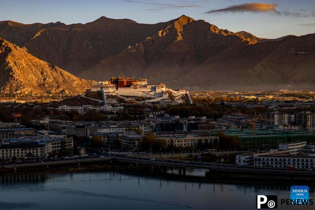 Scenery of Lhasa, China