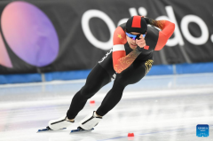 China's Ning bags 3rd medal, Olympic champion Nuis reigns again at speed skating World Cup