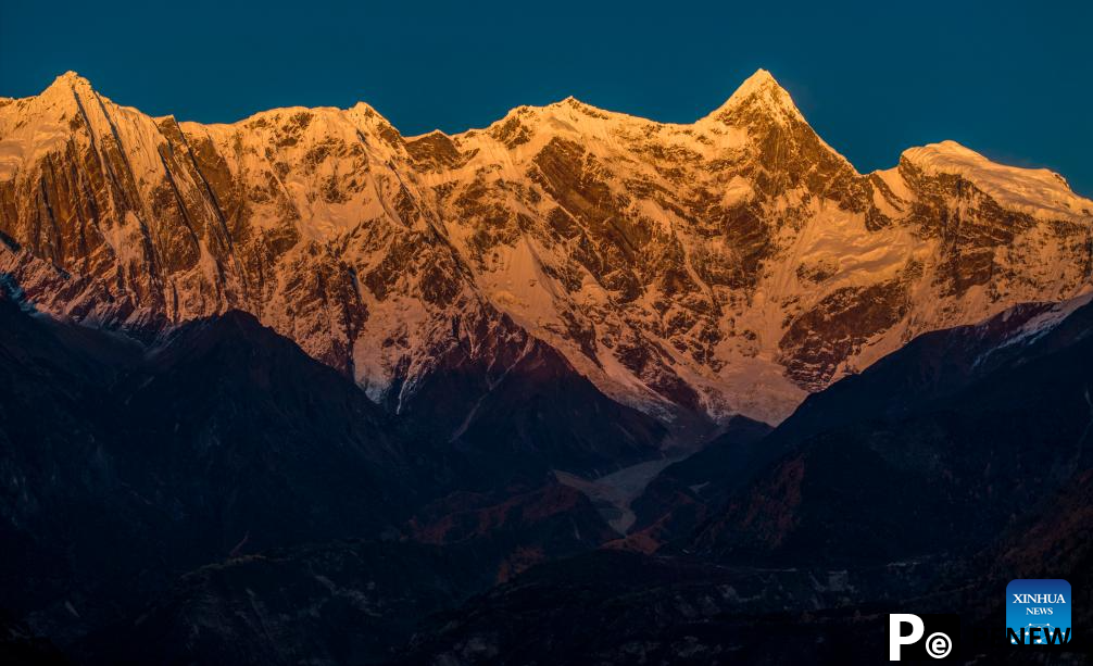 Scenery of Mount Namcha Barwa in China