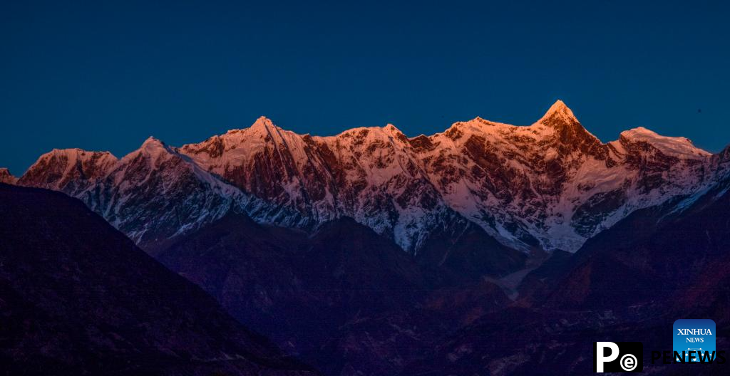 Scenery of Mount Namcha Barwa in China