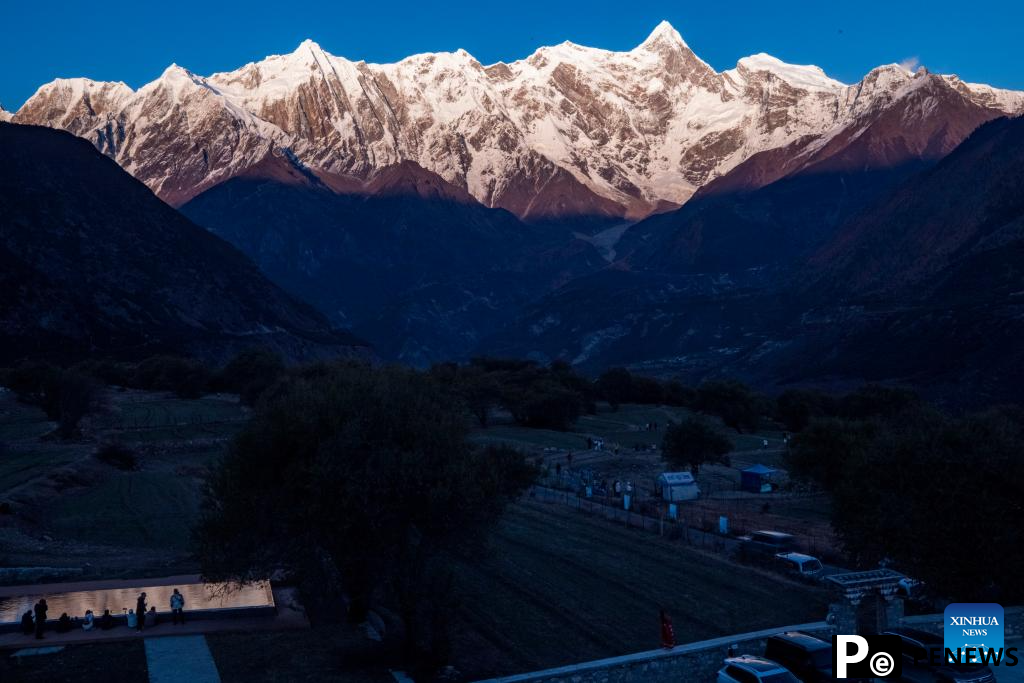 Scenery of Mount Namcha Barwa in China