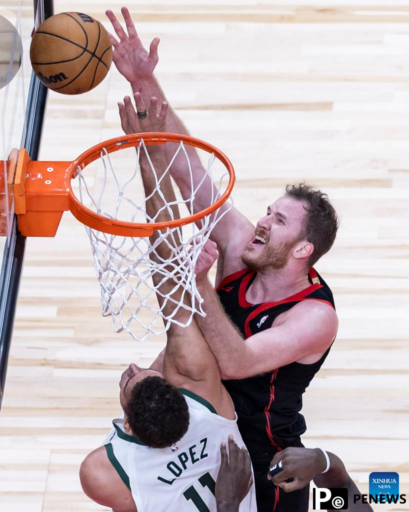 2023-2024 NBA regular season match: Milwaukee Bucks vs. Toronto Raptors