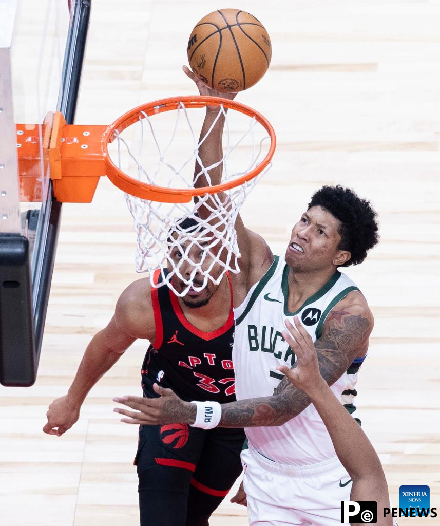 2023-2024 NBA regular season match: Milwaukee Bucks vs. Toronto Raptors