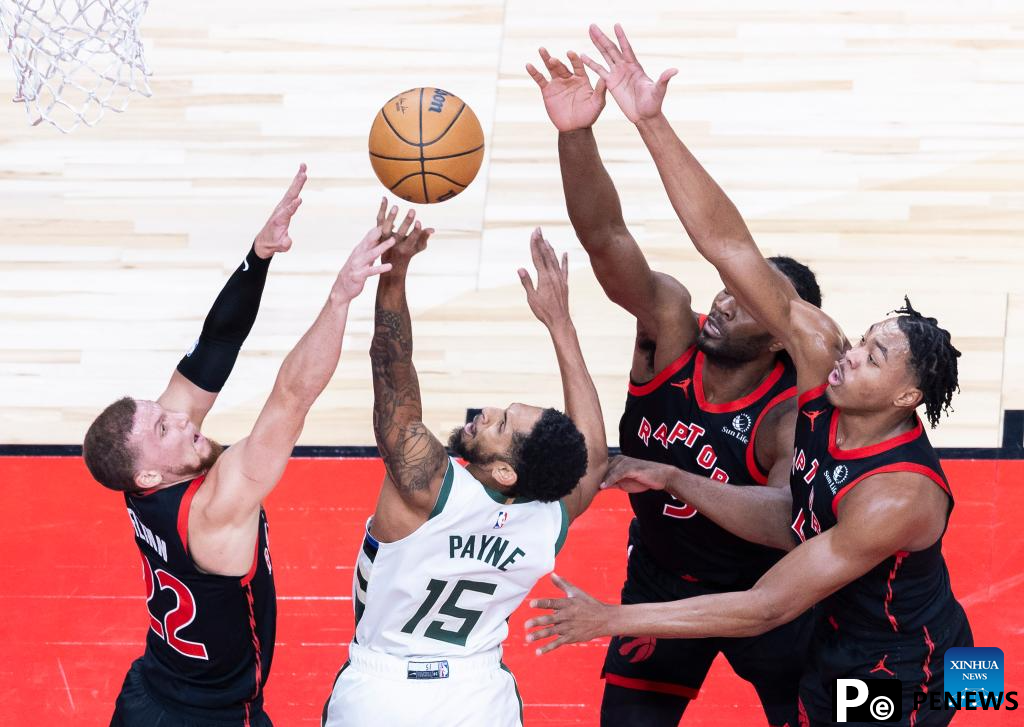 2023-2024 NBA regular season match: Milwaukee Bucks vs. Toronto Raptors