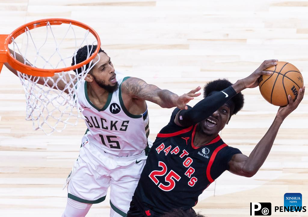 2023-2024 NBA regular season match: Milwaukee Bucks vs. Toronto Raptors