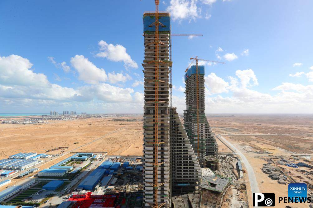 China-backed high-rise complex project starts capping in Egypt