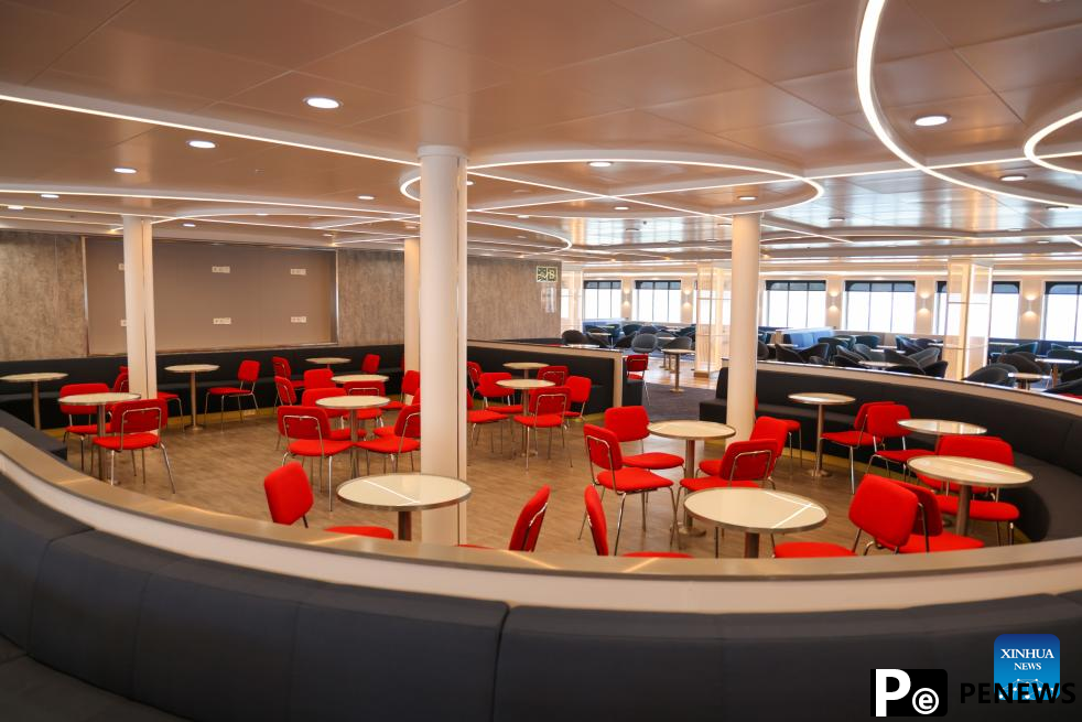 Giant made-in-China "ro-ro" passenger ship sets sail to Italy