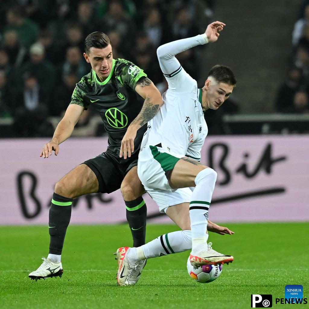 Bundesliga 11th round match: Borussia Moenchengladbach vs. VfL Wolfsburg