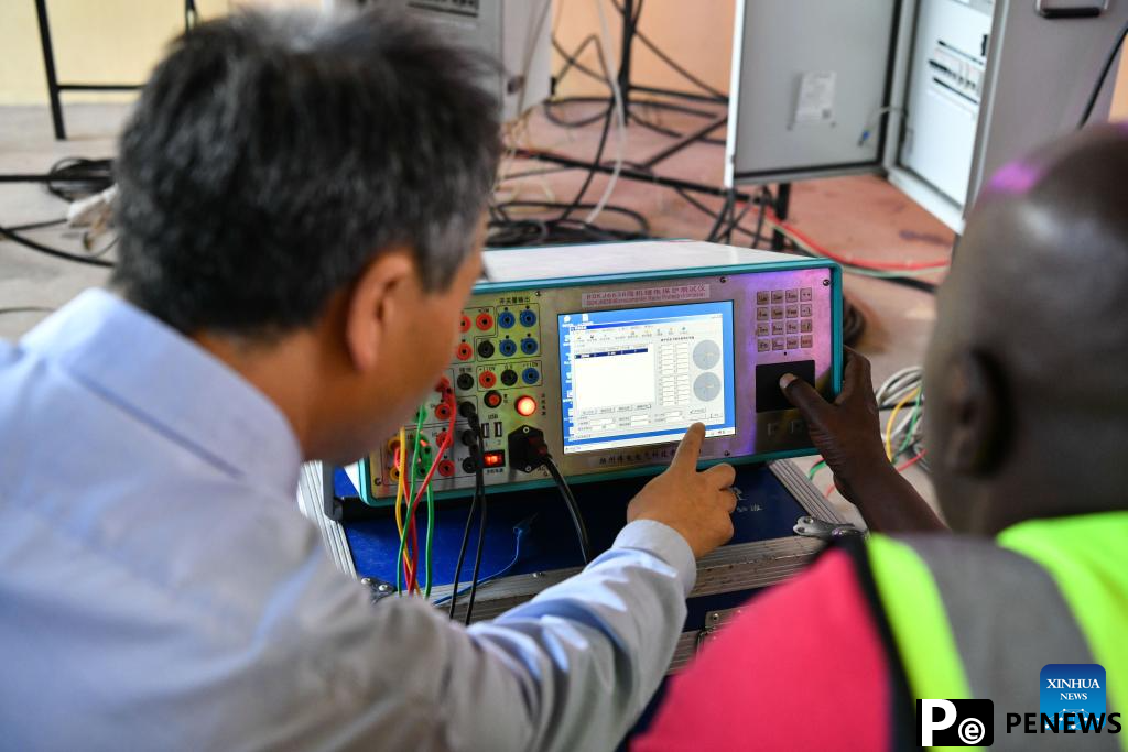 Feature: Chinese firm's automation technology bolsters stable power supply in Kenya