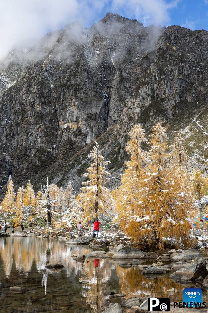 Autumn scenery in Dangling village, SW China