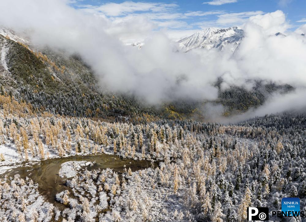 Autumn scenery in Dangling village, SW China