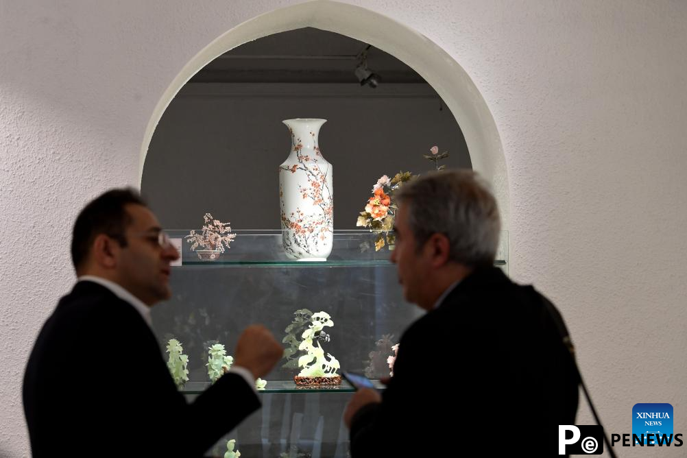 Chinese artworks displayed at Saad Abad Museum Complex in Tehran