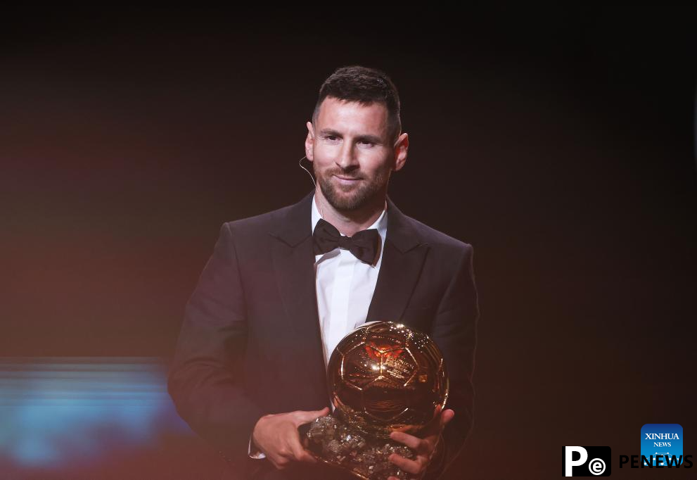 Messi receives 8th Ballon d