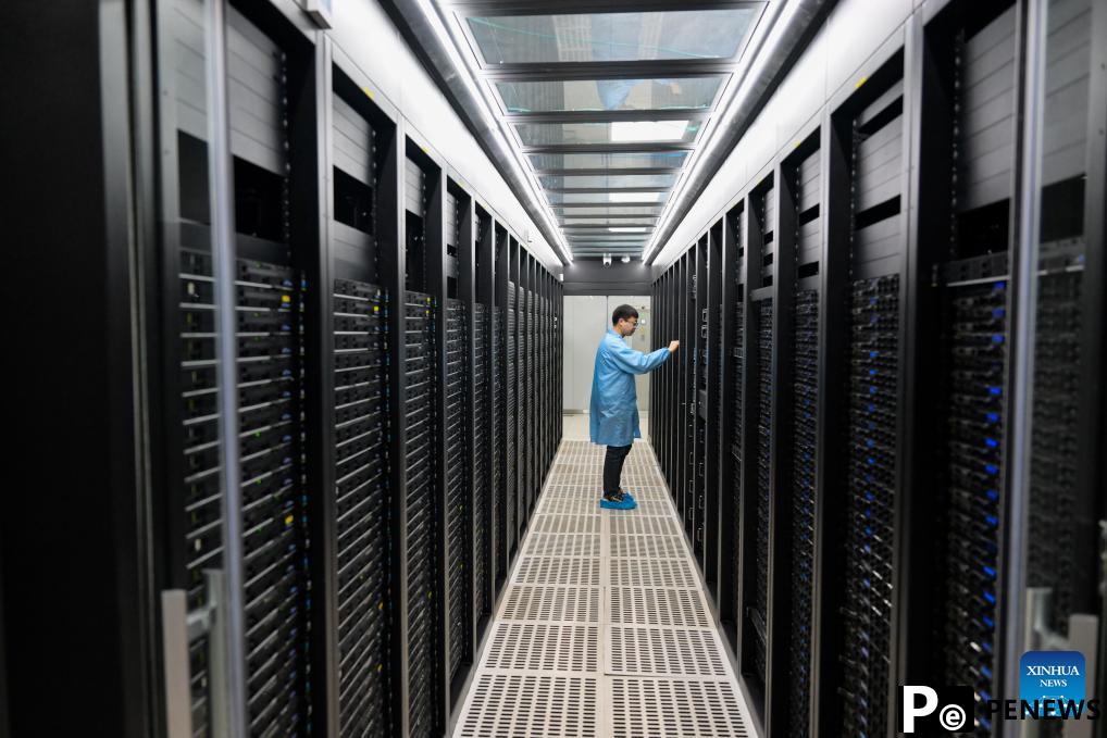 A glimpse of Horinger data center cluster in N China
