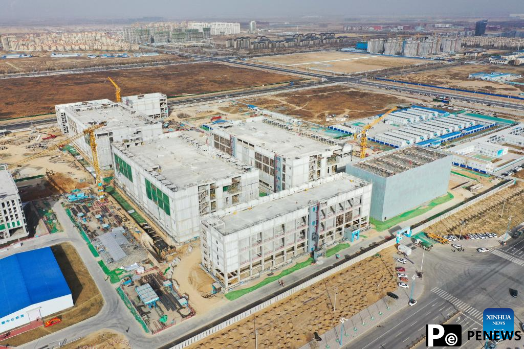 A glimpse of Horinger data center cluster in N China