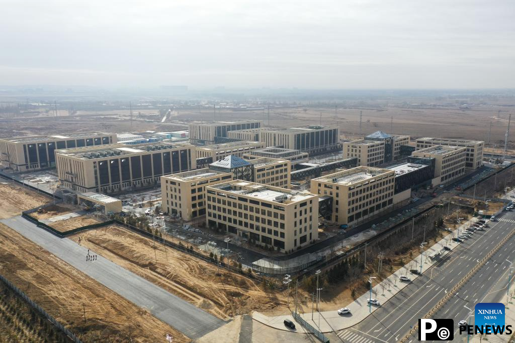 A glimpse of Horinger data center cluster in N China