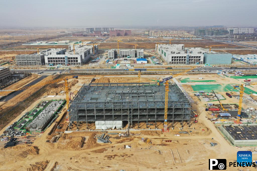 A glimpse of Horinger data center cluster in N China
